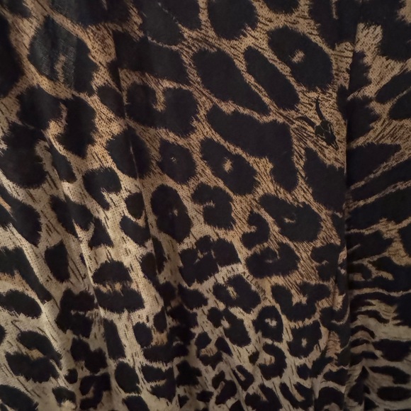 All Saints Leopard/Animal Print Sleeveless Maxi Dress size 10 - Picture 6 of 15